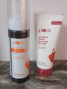 Plum Mandarin & Vitamin C Toner & Face wash
