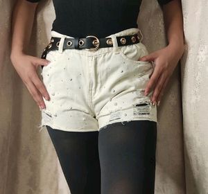 Ginger White Shorts