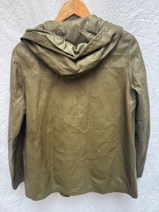 Men's Hooded Olive Green Jacket