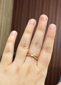 set of two rings -| anti tarnish