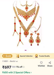 Bridal Necklace Jewelry Set