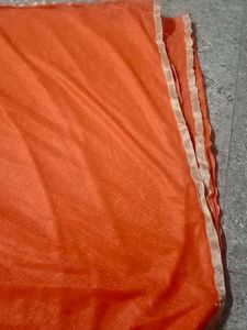 Orange Color Cloth Or Shawl