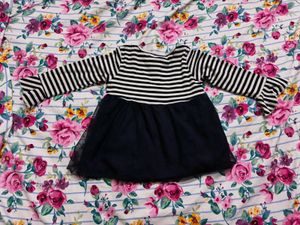 Striped Tulle Dress