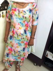 Vibrant Floral Kurta Set