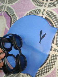 2 Swimming Goggles &amp; free Cap