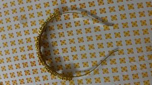 Golden hair band