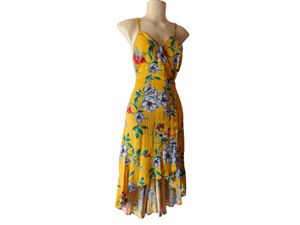 beautiful yellow wrap dress 🫶🏻😍