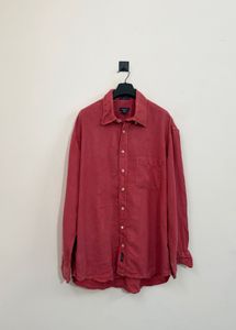 Men's Gant Red Linen Shirt
