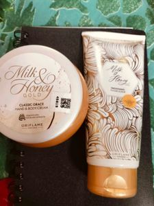 Oriflame Milk & Honey Gold Hand & Body Cream and S
