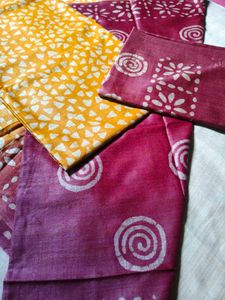Batik Print Dupatta Set