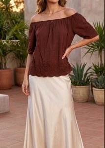 Bohemian Embroidered Tunic Top