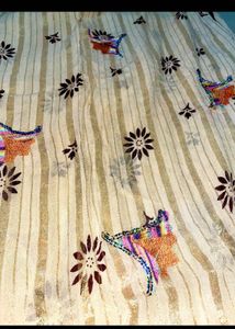Floral Print Saree