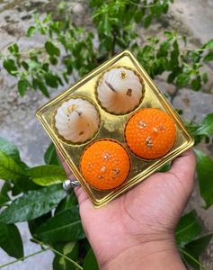 Bappa's Favourite Combo - Modak &amp; Ladoo Soy Wax Ca