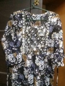 Floral Print Midi Dress