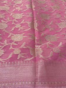 beautiful pink saree festive wear