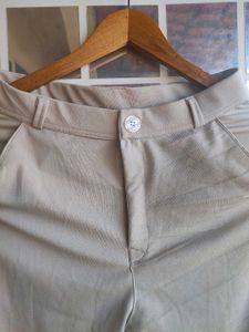 Beige formal Pants