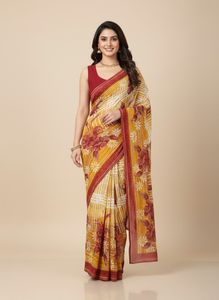 Vibrant Floral Saree