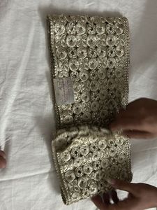 Exquisite Embroidered Dupatta Border