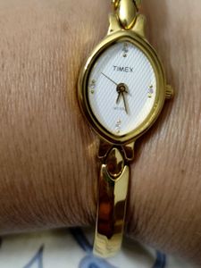 Timex Women's Gold Tone Bracelet Watch