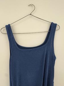 CIDER Navy Blue Ruched Maxi Dress 💙