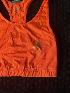 Beverly Hills Polo Club Orange Sports Bra