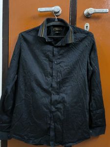 Classic Black Button-Up Shirt