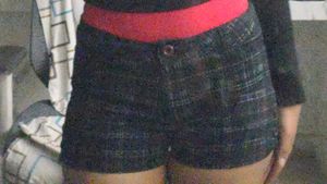 cute black shorts