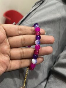 Colorful Beaded Charm Bracelet