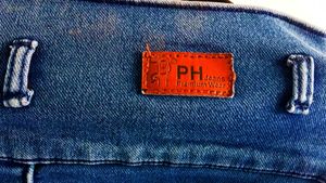 High Waisted Blue Denim Jeans