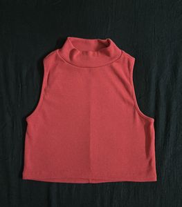Simplicity High Neck Crop Top
