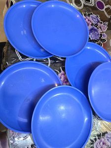 Set of Blue Dinner Plates (6 nos.)