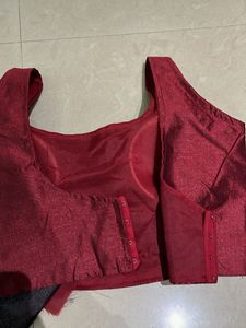 Maroon Readymade Blouse