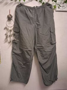 Grey Cargo Pants