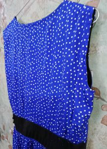 Blue Polka Dot Dress