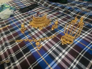Exquisite Gold-Plated Indian Bridal Jewellery Set