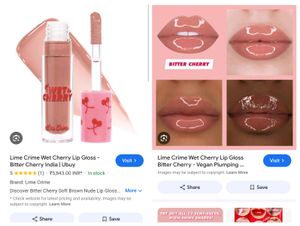 Combo Of Lime Crime Wet Cherry Glosses