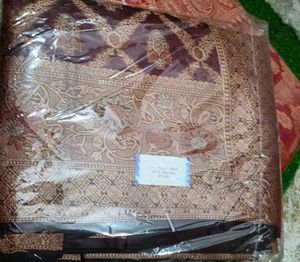 Elegant Purple Silk Saree