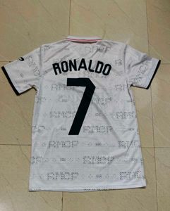 ⚽ Real Madrid Ronaldo #7 White Jersey 🤍🔥