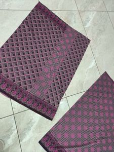 Pink &amp; Grey Dress Material