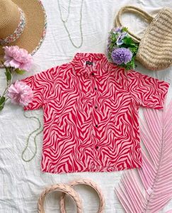 Vibrant Pink Zebra Print coord set