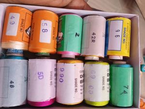Silk Thread Pack Of 10