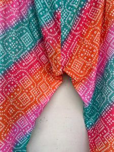 Colorful Bandhani Print Kurta Set