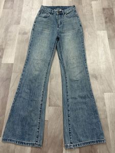 Vintage Wash Flare Jeans