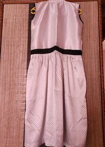 Retro White Polka Dot Dress