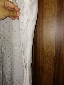 🤍Kurta Set ✨white and golden