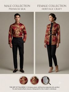 Elegant Red Floral Print Blouse