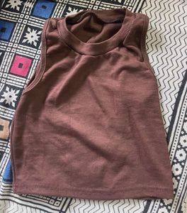 Brown Tank Top