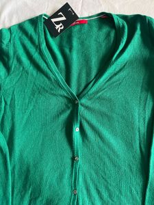 ZR Collection Green Cardigan
