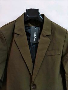 Men's Brown single Blazer