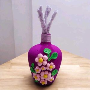 Handmade Purple Floral Vase